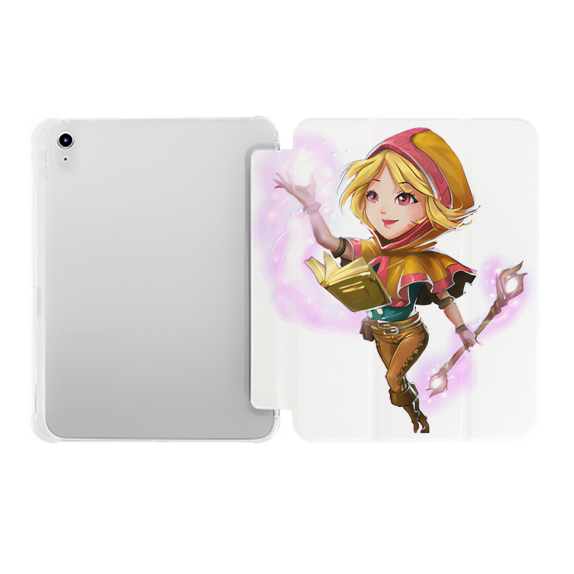 （画像用） リーグ・オブ・レジェンド League of Legends LOL IPad ケース ペン収納付き 三つ折りスタンド PUレザー×シリコン 対応機種9.5/10.5/10.9インチ